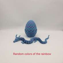 1pc 3D Printed Giant Scaled Dragon Egg + 23.62 Inch Large Decorative Item, Home Gift, Party Gift, Halloween & Christmas Gift, Fashionable Scaled Dragon Decor
