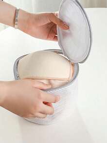 Washing Machine Mesh Bra Laundry Bag Zipper Delicate Clothes Laundry Bag Reusable Underwear Panties Socks Clothing Protector Bag.Secret Santa Gifts For Women.Valentine's Day Gift. - Multicolor - View 6