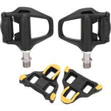 POENVFPO Pedales de Bicicleta, Aluminio Ligero, Tacos Antideslizantes, Pedales para Bicicleta de Montaña, Auto Bloqueantes, Diseño Ergonómico, Ciclismo de Ruta y Recreo - 1 - Ver 11