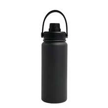 1 pieza Botella de agua de 600ml, Botella de agua deportiva, Vaso aislado al vacío de doble pared de acero inoxidable original, Taza, Taza para beber de viaje y al aire libre, Taza para fitness y deportes al aire libre, Taza de fondo plano, Taza para el coche, Vajilla para verano e invierno, Regalo para vacaciones - Multicolor - Ver 12
