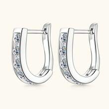 一对925银圆形莫桑石镀14K金耳环，时尚、简约、个性、优雅、有型，男女皆宜，高品质流苏银圈耳环，适合日常约会、参加舞会、宴会、婚礼和聚会，也适合情人节、感恩节、狂欢节、母亲节、圣诞节和旅行度假。 - 彩色 - 查看 15