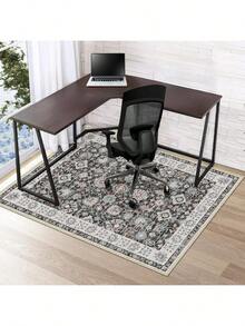 Azadx Chair Mat For Hardwood Floor 48" X 60" Desk Chair Mat For Hard Floors N-Slip Under Desk Rug Protector For Rolling Chair Computer Chair Mats Low Pile  Floor Protector,Blackish Green - 1 - 查看 9