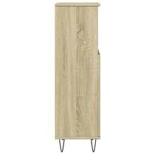 vidaXL Badschrank Sonoma-Eiche 30x30x100 Cm Holzwerkstoff - Giallo - Visualizzare 5