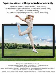 Samsung Galaxy Tab X110 WiFi 安卓平板电脑，4GB 内存，64GB 存储，8.7 英寸高清显示屏，分屏显示，杜比全景声，快速分享，轻巧便携设计，适用于流媒体播放和办公