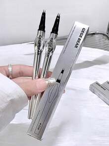 防水防汗眉笔 - 双头设计，防晕染配方，打造自然饱满眉妆 - 适合日常、特殊场合、送礼 - 适合浅棕色至深棕色发色 - 化妆品必备，日常妆容，简约设计，可叠加显色，适合爱美人士，轻松勾勒眉形，精准上妆，质地顺滑，新手友好 - 彩色 - 查看 7