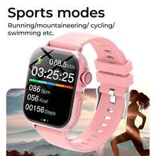 1.83英寸高清屏幕智能手表，低功耗，支持通话、音乐播放控制、天气预报、计算器、密码锁、久坐提醒、手机查找、遥控拍照、勿扰模式、可自定义表盘，礼品 - 彩色 - 查看 5