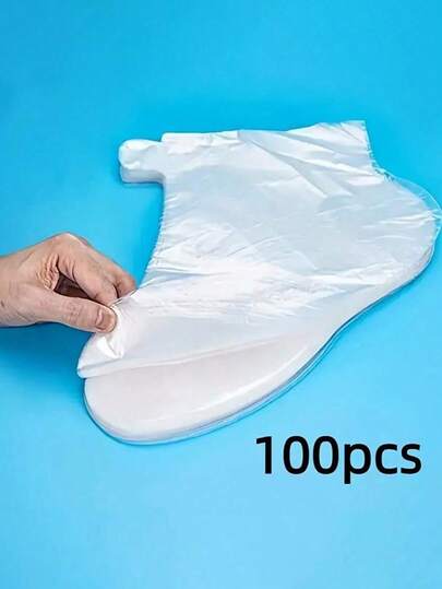 100片保湿足膜 - 一次性，柔软舒适，适合日常使用 | 滋养成分，呵护双足