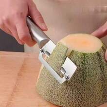 Premium Stainless Steel Vegetable Peeler – Ergonomic Kitchen Tool For Cucumber, Potato & Sugar Cane - 1 chiếc - Xem 4