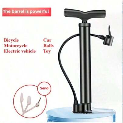 A High-Pressure, Highly Efficient And Portable Household Bicycle Air Pump With A Durable Multi-Valve Device, Suitable For Electric Scooters, Mountain Bikes And Balloons, Basketballs, Footballs, Tire Air Pumps, Essential Bicycle Accessories - Up To 120psi, The Best Gift For Men, Women, Festivals, Outdoor Bicycles, Christmas, Halloween, New Year's Day And Carnival