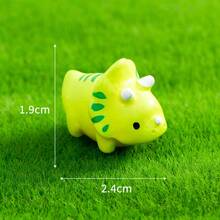 Micro Landscape Small Dinosaur Figurine Resin Craft Gardening Moss Landscaping Decoration Accessories Ornament - 3號三角龍 - 查看 2