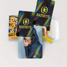 30pcs KATSEYE "BEAUTIFUL CHAOS" LOMO Cards + 32pcs Mini Stickers, Celebrity Merchandise Album Self-Printed Small Cards, LOMO Cards Decorative Gift, Suitable For Fans As Decorations And Collectibles