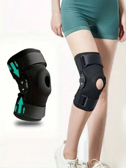 1Pc Sports Knee Support Patella Belt Elastic Bandage Tape Sport Strap Knee Pads Protector Band For Knee Brace Football, Fitness, Running, Basketball, Golf, Cycling, Strength Training, And Home Workouts, Making It A Great Gift For Loved Ones And Family, Adjustable Hinged Knee Brace Support With Strap Side Patella Stabilizers, Knee Support Wrap For Meniscus Tear Patellar Tendon Support Pain Relief Strains Sprains Etc