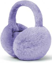 Ear Muffs Winter Women Men Soft Earmuffs Cute Ear Covers Cold Weather Fluffy Ear Warmers Headband Winter Accessories,26339497 - 紫色 - 查看 1