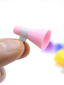 1pc/3pcs 1:12 Dollhouse Decor Accessories - Miniature Handheld Megaphone, Realistic Small Speaker, Dollhouse Miniature Model, OB11 Scene Micro Speaker, Realistic Toy Model, Micro Scene Decor Prop, Yellow/Purple/Blue