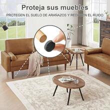 Pcs Almohadillas para Muebles, en 3 Tamaos, Protectores para Patas de Sillas Autoadhesivas, Antideslizantes de Fieltro para Muebles Sin Ruido y Cortable para Tabla, Sof - ferroso + común - Ver 6