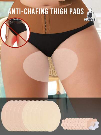 10/20 szt. jednorazowych, nietkanych nakładek antypoślizgowych na uda, nakładki ochronne na uda, niewidoczne naklejki antypoślizgowe na uda dla mężczyzn i kobiet, miękkie i oddychające, odporne na zarysowania