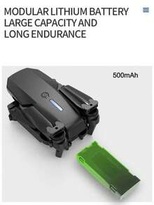 Foldable, Drone, Aerial Photography, High Definition, Camera, Quadcopter, Airplane, Remote Control Airplane, One-Key, 360° Rotation, Random Color Accessories - Multicolor - View 8