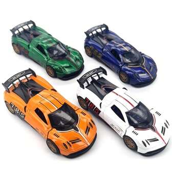 1:36 帕加尼赛道版合金压铸汽车模型玩具，做工精细，材质坚固，适合收藏、生日礼物、桌面摆件、汽车配件、节日礼物，适合3-12岁儿童，母亲节、斋月、儿童节、感恩节、圣诞节等节日皆宜。