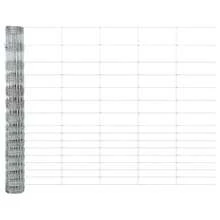 vidaXL Wildzaun Silber 25 X 1,2 M Verzinkter Stahl - Argento - Visualizzare 5