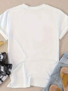 Camiseta Feminina Casual Halter Coração Fitness Academia Camisa Blusa Plus Size - Branco - Visão 2