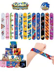 12个/24个派对装饰手环玩具节日礼物可爱动漫人物形象手链礼品