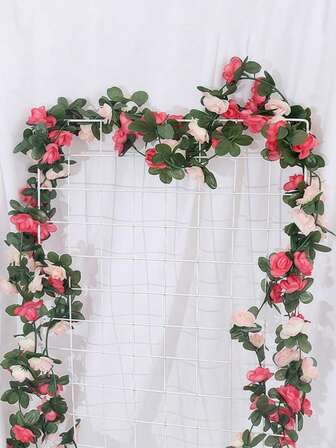 1/2/3/6 st konstgjord pionblomma, lång dekorativ falsk piongirlang för heminredning, vägg, staket, trädgård, fönster, bröllop, fest, födelsedag, examen, 100 cm lila