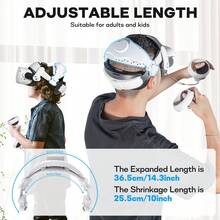 VR Gaming Headset Zubehör kompatibel mit Meta Quest 3 S und Quest 3/2 Headsets M3 Headset BoboVR S3 Pro Zubehör VR Headset Zubehör (Headset nicht enthalten) - Weiss - Übersicht 5