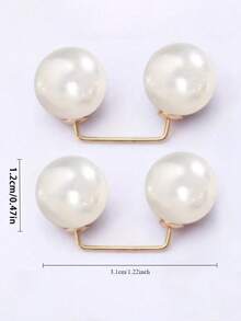 3 Pcs Of Trouser Leg Shortening Pearl Jeans Ankle Clips, Used To Prevent Trouser Legs From Dragging At The Bottom, Anti-Slip Slipper Buckles, Trouser Length Adjusters, Prevent Trouser Legs From Dragging On The Ground, Suitable For Jeans And Trousers, Waterproof, Portable, Wear-Resistant, Shortening Craftsmanship, Corner Knot - Multicolor - View 7