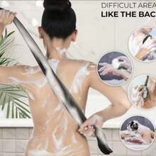 African Net Sponge Authentic With Knots - African Exfoliating Net Sponge With Handles For Body Scrubber Exfoliator - Real Africa Back Wash Bath Sponges For Shower Machine Washed & Bathing Accessories - Purple - View 2