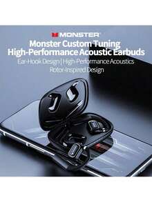 XKO01 Open-Ear Bluetooth Earphones. Comfortable To Wear Without In-Ear Earbuds. Long Battery Life. Bluetooth 5.3 Stable Connection. High-Fidelity Sound Quality. Noise Reduction For Calls. Suitable For Sports And Commuting.