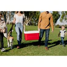 48 QT Laguna Ice Chest Cooler, Red - Đỏ - Xem 9