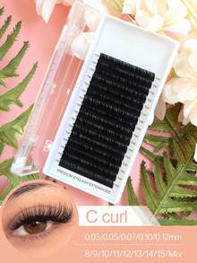 16ro 嫁接睫毛 自然C型卷曲 俄式浓密度 0.05 0.07 0.10 0.15 0.20 长度 - C - 查看 2