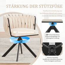 Velvet Armchair With Heavy-Duty Metal Frame, 180° Swivel Function, Back-Friendly Ergonomics And Velvety Luxury For Flexible Use Between Salon, Boudoir And Creative Workspace (2-Piece Set)