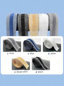 1 rouleau de ruban adhésif pour ourlet de vêtements et pantalons, disponible en plusieurs tailles, longueur ajustable sans couper, convient pour les pantalons, jeans et autres vêtements - Multicolore - Voir 6