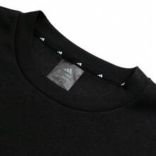 Sudadera para hombre Adidas, nueva casual deportiva de invierno 2025 con forro polar, cuello redondo con 3 rayas, JE6304