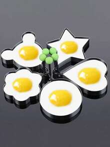 Fried Egg Rings Molds Non Stick For Griddle Pan, Egg Shaper Pancake Maker With Handle, Stainless Steel Egg Form For Frying Cooking Egg Molds Egg Shaper Egg Ring Pancake Maker With Handle - Multicolor - View 13