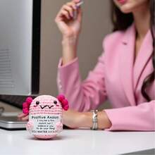 1pcCrochet Plush Toys Are Made Of Soft And High-Quality Materials, Making Them Durable And Charming. The Perfect Companion For A Daily Smile.