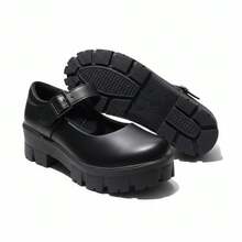 Mary Jane Doll Shoe Tractor Women's Black Synthetic Dress Shoe - 黑色 - 查看 6