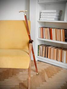Men Derby Canes And Wooden Walking Stick For Men And Women - 37" Solid Brass Handle Wooden Walking Stick Cane Vintage Designer Handmade - 紅木色 - 查看 2