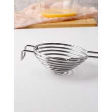 1pc Stainless Steel Egg Divider - Bạc - Xem 3