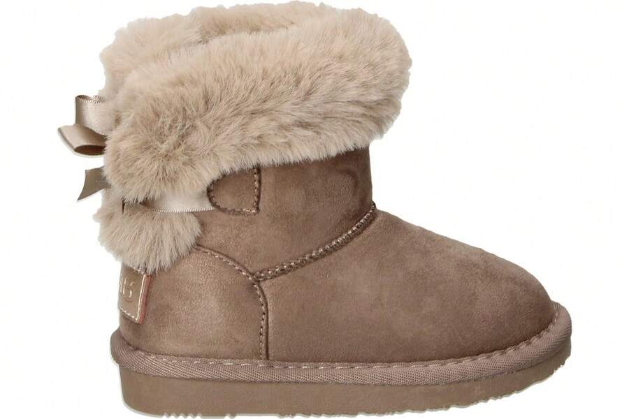 CONGUITOS | Stivali australiani Conguitos per ragazze – Stivali in pelle di pecora color talpa – Stivali slip-on – Stivali invernali – Idrorepellenti – Comodi e versatili – Alla moda – Modello OSSH140066 - Beige - Visualizzare 1