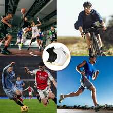 Calcetines para Hombre - 6 Calcetines de Ftbol y 6 Becerro Mangas Combinacin - Calcetas Deportivas Antideslizantes y Transpirables para Basquetbol, Beisbol, Running, Gym - inicial - Ver 1