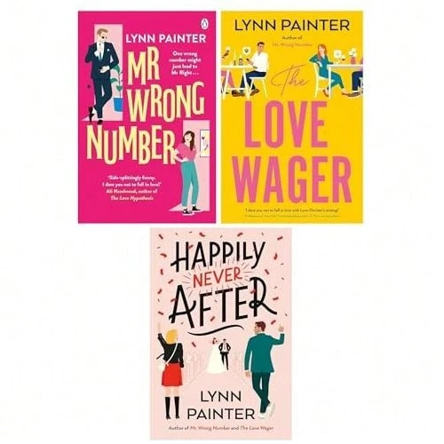 Lynn Painter Collection 3 Books Set (Mr Wrong Number, The Love Wager And Happily Never After) - 套裝 - 查看 1