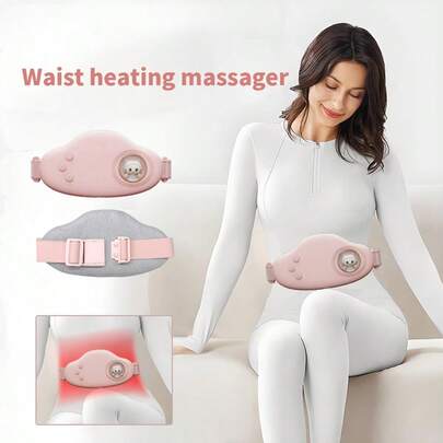 Waist Massager, 1800mah Heating Belt, Intelligent Temperature Control, Led Screen Display, USB Charging Design, A Heartwarming Gift For Ladies