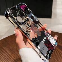 Fundas para Teléfono Rapper L-Lil P-Peep Hell Boy Adecuadas para iPhone 16 15 14 13 12 Pro Max X XR XS MAX 8 7 Plus, Transparentes y Antigolpes con Parte Trasera Suave - Color mezclado 1 - Ver 1