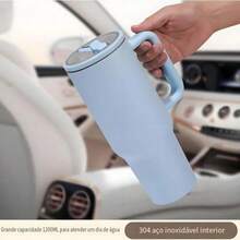 Car  Bottle, Leak-Proof, Retractable Spout, Keeps Drinks Hot/Cold - Orange - View 7