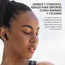 Akane Audífonos Inalámbricos Bluetooth 5.3 con Cancelación de Ruido Activa ANC 35 dB, ENC y Transparencia, Audio Ultra HD, Resistente a Salpicaduras, 6h de Batería y 24h con Base de Carga, TW900PRO - Negro - Ver 12