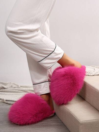 Plush Thermal Slippers For Women, Warm Thick Sole Indoor Slippers For Couples, Autumn/Winter