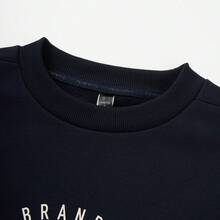 Adidas 阿迪達斯圓領衛衣女裝2025冬季新款戶外加絨防寒衛衣 - 藏青色 - 查看 5