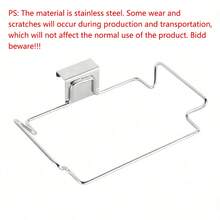 1/2件不锈钢悬挂式垃圾袋收纳架不锈钢垃圾袋架 - 彩色 - 查看 8